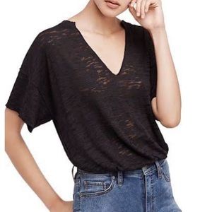 free people black shirt